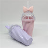 Pink and Purple Belle bow cup - home & office - white background
