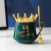 Quebec queen mug - dark green - home & office