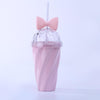 Belle bow cup - blush pink - home & office