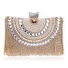 Chloe crystal clutch - glamorous gold - accessories