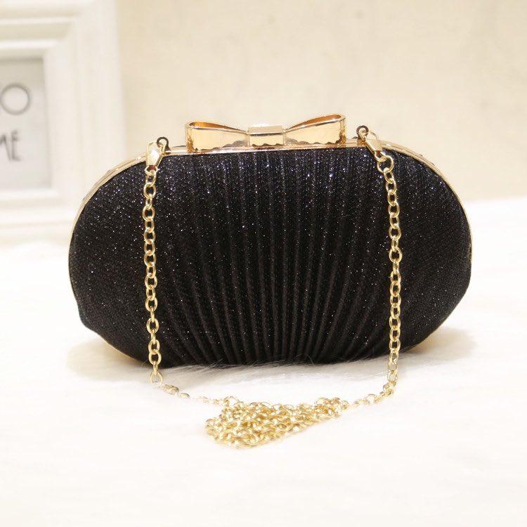 Emma princess clutch - black - accessories