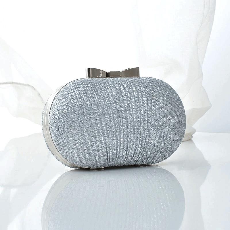 Emma princess clutch - silver - accessories