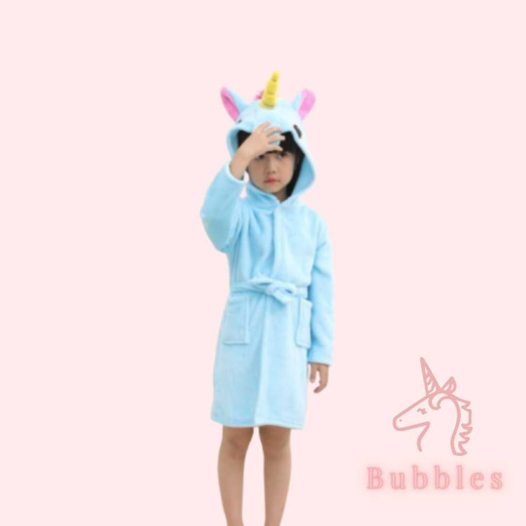 Kayla unicorn robe - bubbles / 3y - home & office