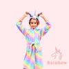 Kayla unicorn robe - rainbow / 7-8y - home & office