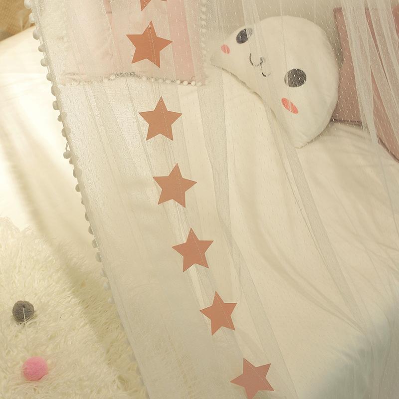 Oslo Star Canopy Bedside girls playroom