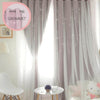 Load image into Gallery viewer, Oslo star curtain - purple / grommet / 150*250 - home &amp; 