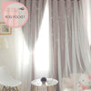 Load image into Gallery viewer, Oslo star curtain - purple / rod pocket / 150*250 - home &amp; 