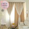 Oslo star curtain - sand / grommet / 150*250 - home & office