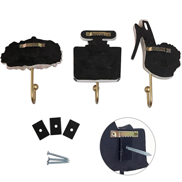 Paris bathroom hooks - home & office