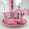 Load image into Gallery viewer, Paris bathroom set - pink / 6pc - home &amp; office