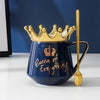 Load image into Gallery viewer, Quebec queen mug - dark blue - home &amp; office